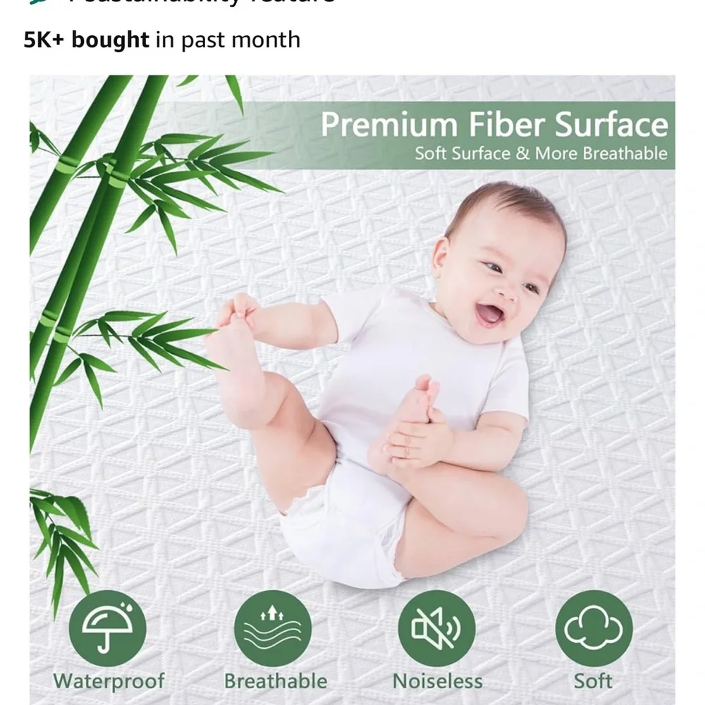 Green Mattress Protector - King Size